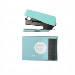 Mini Stapler Morandi Color Metal Stapler Set with 500pcs Staples Binding Tools Cute Stationery School Office Supplies